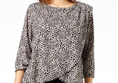 ΑΣΠΡΟΜΑΥΡΗ ΑΣΥΜΜΕΤΡΗ ΜΠΛΟΥΖΑ - Anna Raxevsky - 