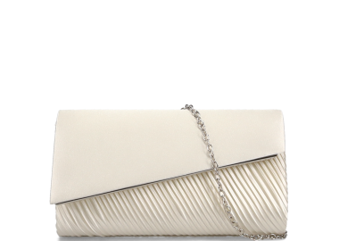 Άσπρος σατέν φάκελος - MIGATO - 