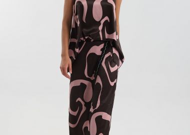 Ασύμμετρη Μπλούζα Με Τρέσα στην Πλάτη Kellys -  - 