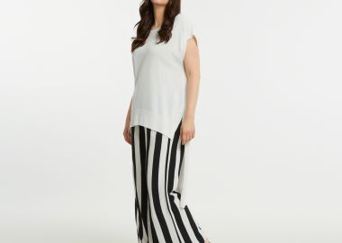 Ασύμμετρη πλεκτή τουνίκ - MAT FASHION - 