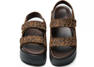 ATENEO Σανδάλια καστόρι flatform - 54304 (leo) - Leopard - ATENEO - 