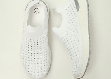 Αθλητικά Knit Slip-On Με Στρας -  - 