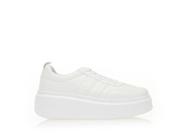 Αθλητικά λευκά δερματίνη δίπατα ΛΕΥΚΟ - Tsoukalas - 