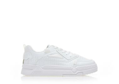 Αθλητικά λευκά δερματίνη με σχέδιο από ραφές ΛΕΥΚΟ - Tsoukalas - 