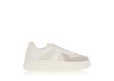 Αθλητικά με πλέξη και σουέτ λεπτομέρειες ΜΠΕΖ - Tsoukalas - 