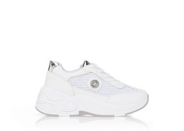 Αθλητικά με συνδυασμό υλικών ΛΕΥΚΟ - Tsoukalas - 