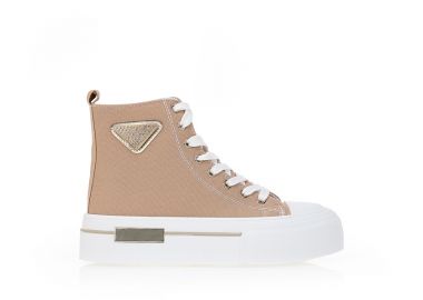 Αθλητικά μποτάκια με χρυσές λεπτομέρειες ΠΟΥΡΟ - Tsoukalas - 