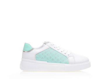 Αθλητικά πράσινα δερματίνη με ιδιαίτερη λεπτομέρεια στο πλάι ΠΡΑΣΙΝΟ - Tsoukalas - 