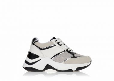 Αθλητικά TSOUKALAS με σουέτ λεπτομέρειες ΛΕΥΚΟ - Tsoukalas - 