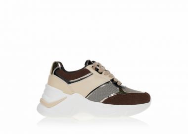 Αθλητικά TSOUKALAS με σουέτ λεπτομέρειες ΜΠΕΖ - Tsoukalas - 