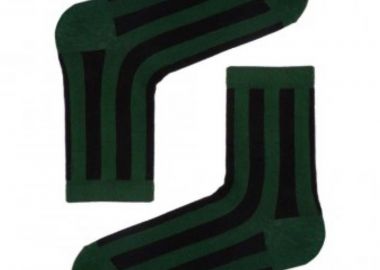 Αθλητικές κάλτσες ριγέ σε πράσινο unisex - chetic socks - 