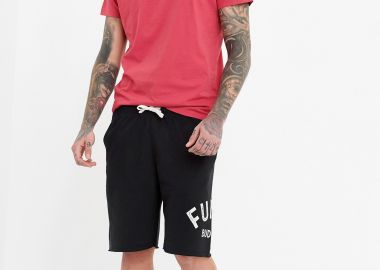 Αθλητική βερμούδα με τυπωμένο λογότυπο - FUNKY BUDDHA - 