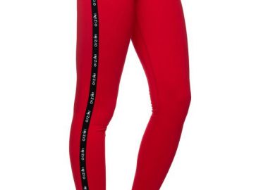 ΑΘΛΗΤΙΚΟ ΓΥΝΑΙΚΕΙΟ ΒΑΜΒΑΚΕΡΟ ΚΟΛΑΝ ΜΕ ΣΙΡΙΤΙ ΣΤΑ ΠΛΑΙΝΑ ΙΝΙΖΙΟ 6301 ΚΟΚΚΙΝΟ - INIZIO - 