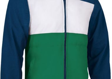 Αθλητικό μπουφάν VERSUS Valento CQVAVERMV_kids Night Navy Blue-Kelly Green-White - Valento - 