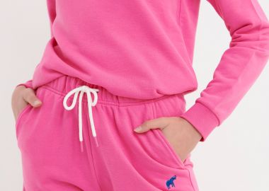 Αθλητικό σορτς με κεντητό logo - FUNKY BUDDHA - 