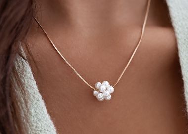 ATOM PEARL NECKLACE - sense-shop - 