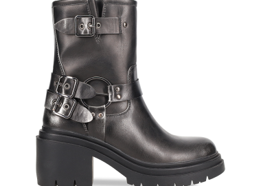 Ατσαλί biker μποτάκι - MIGATO - 