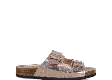 Ατσαλί footbed σανδάλι - LAURA BIAGIOTTI - 