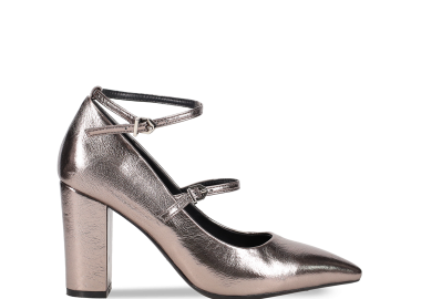 Ατσαλί γόβα Mary Jane - MIGATO - 