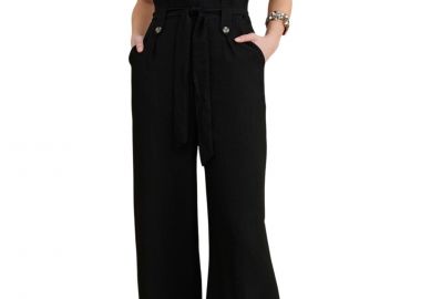 Attrattivo Με Ζώνη 9923115-BLACK Γυναικείο - Attrattivo - 