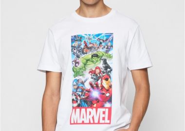 Avengers Allstars Team Tee Merchcode MC851-00220 white - Merchcode - 