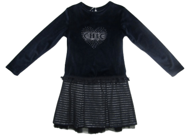 BABYLON ΕΦΗΒΙΚΟ ΦΟΡΕΜΑ ΒΕΛΟΥΤΕ 0949 - μπλε ΜΠΛΕ - OEM - 