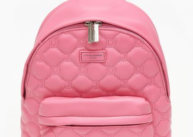 Backpack με καπιτονέ σχέδιο - Φούξια - Issue - 