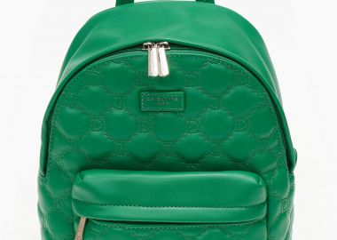 Backpack με καπιτονέ σχέδιο - Πράσινο - Issue - 