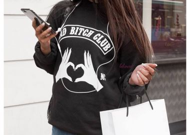 BAD BITCH HEART SWEATSHIRT - sense-shop - 