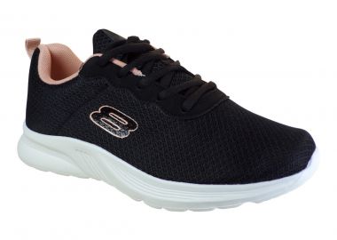 Bagiota Shoes Γυναικεία Παπούτσια Αθλητικά CC155 Μαύρο Ροζ - Bagiota Shoes - 