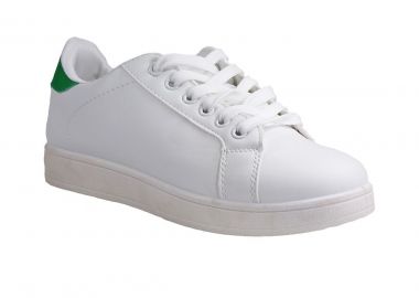 Bagiota Shoes Γυναικεία Παπούτσια Sneakers Αθλητικά 1730 Άσπρο-Πράσινο - Bagiota Shoes - 