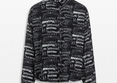 BALENCIAGA Ανδρικό All Over Graphic Shirt - BALENCIAGA - 