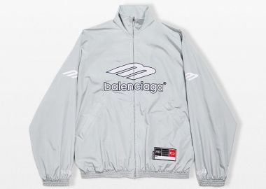 BALENCIAGA Ανδρικό Γκρι Football Tracksuit Jacket - BALENCIAGA - 