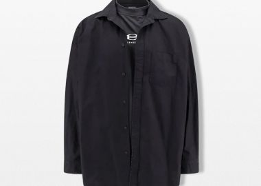 BALENCIAGA Ανδρικό Long Sleeve Layered Shirt - BALENCIAGA - 