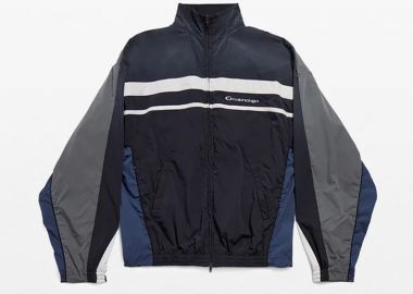 BALENCIAGA Ανδρικό Μαύρο Tracksuit Jacket - BALENCIAGA - 