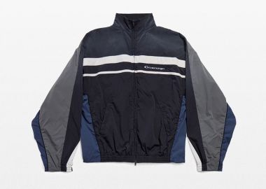 BALENCIAGA Ανδρικό Μαύρο Tracksuit Jacket - BALENCIAGA - 