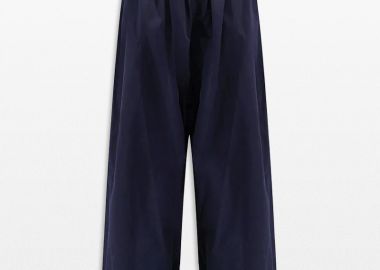BALENCIAGA Ανδρικό Trousers In Navy - BALENCIAGA - 