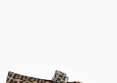 Ballet shoes μυτερά και μεταλλικές λεπτομέρειες - Λεοπάρ - Issue - 