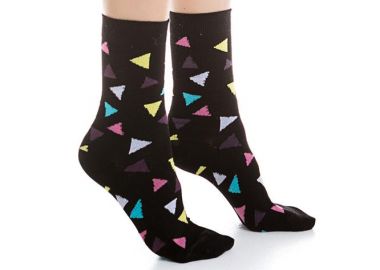 ΒΑΜΒΑΚΕΡΗ ΓΥΝΑΙΚΕΙΑ ΚΑΛΤΣΑ INIZIO ΜΕ ΓΕΩΜΕΤΡΙΚΑ ΣΧΗΜΑΤΑ 3102 ΜΑΥΡΟ - INIZIO - 