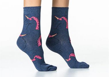 ΒΑΜΒΑΚΕΡΗ ΓΥΝΑΙΚΕΙΑ ΚΑΛΤΣΑ INIZIO ΜΕ ΣΧΕΔΙΟ ΜΟΝΟΚΕΡΟΣ 3106 ΤΖΙΝ - INIZIO - 