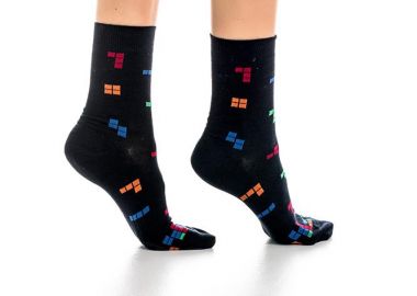 ΒΑΜΒΑΚΕΡΗ ΓΥΝΑΙΚΕΙΑ ΚΑΛΤΣΑ INIZIO ΜΕ ΣΧΕΔΙΟ TETRIS 3103 ΜΠΛΕ - INIZIO - 