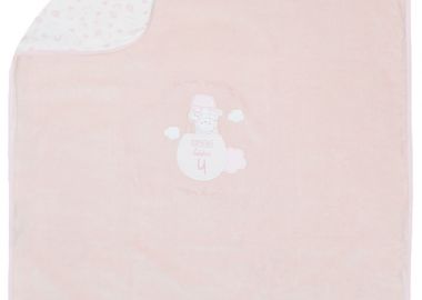 Bαμβακερή κουβέρτα αγκαλίας για κορίτσι. - ΑΝΟΙΧΤΟ ΡΟΖ 14-100901-9 - energiers - 