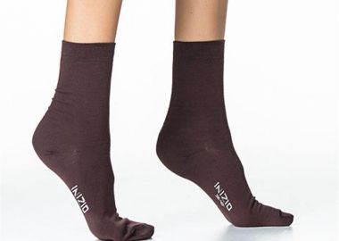 ΒΑΜΒΑΚΕΡΗ ΜΟΝΟΧΡΩΜΗ ΓΥΝΑΙΚΕΙΑ ΚΑΛΤΣΑ ΙΝΙΖΙΟ 3110 ΚΑΦΕ - INIZIO - 