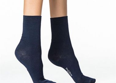 ΒΑΜΒΑΚΕΡΗ ΜΟΝΟΧΡΩΜΗ ΓΥΝΑΙΚΕΙΑ ΚΑΛΤΣΑ ΙΝΙΖΙΟ 3110 ΜΠΛΕ - INIZIO - 