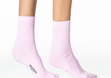 ΒΑΜΒΑΚΕΡΗ ΜΟΝΟΧΡΩΜΗ ΓΥΝΑΙΚΕΙΑ ΚΑΛΤΣΑ ΙΝΙΖΙΟ 3110 ΡΟΖ - INIZIO - 