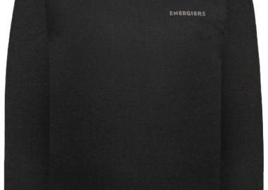 Βαμβακερή μπλούζα με λαιμόκοψη Energiers Basic Line για αγόρι - ΜΑΥΡΟ 13-114053-5-5 - energiers - 