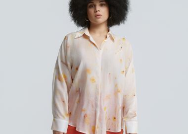 Βαμβακερό artistic-print πουκάμισο - MAT FASHION - 