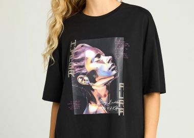 Βαμβακερό γυναικείο t-shirt - FUNKY BUDDHA - 