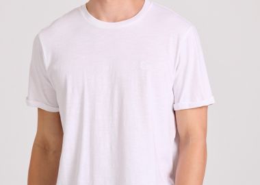 Βαμβακερό t-shirt με κεντημένο logo Garage 55 - GARAGE 55 - 