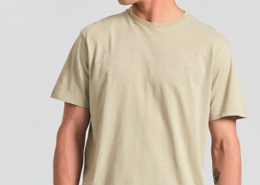 Βαμβακερό t-shirt με κεντημένο logo Garage 55. - GARAGE 55 - 